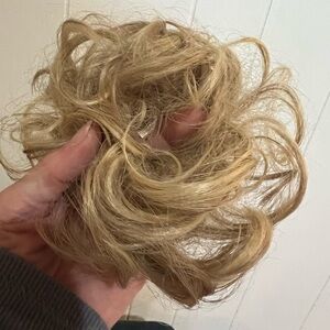 Blonde Hair Bun Extension